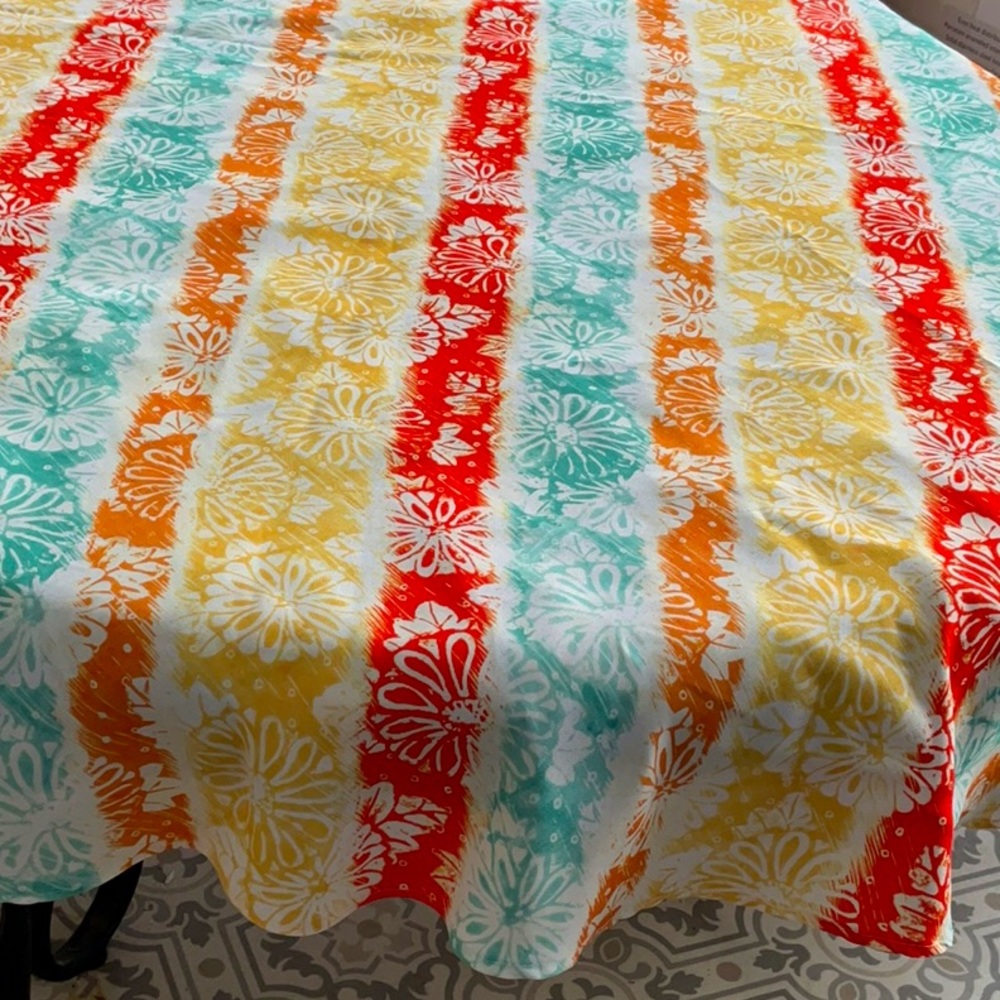 Fiesta tablecloth 70” round